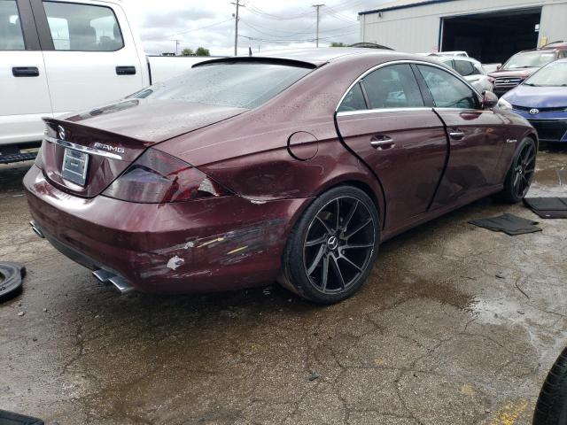 WDDDJ76X46A057760 - 2006 MERCEDES-BENZ CLS 55 AMG BURGUNDY photo 3