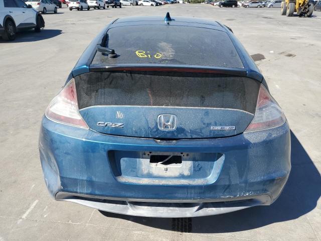 JHMZF1D61BS012738 - 2011 HONDA CR-Z EX BLUE photo 6