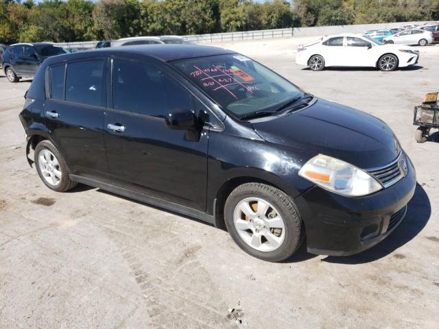 3N1BC13E58L393394 - 2008 NISSAN VERSA S BLACK photo 4