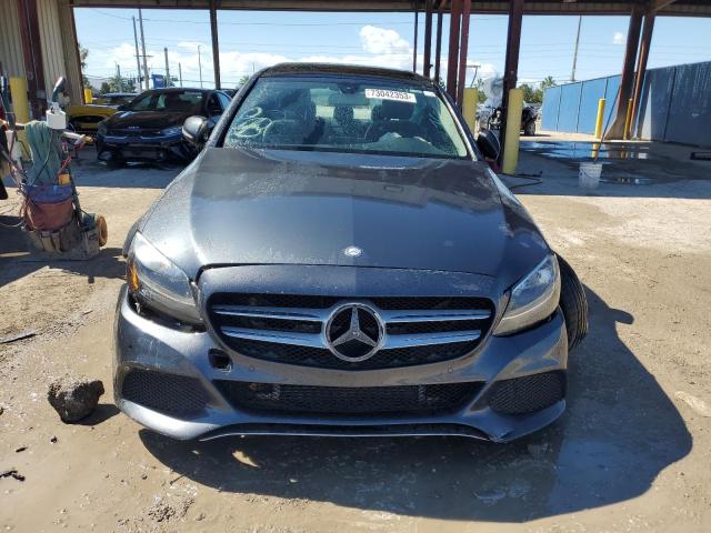 55SWF4JB7FU076811 - 2015 MERCEDES-BENZ C 300 GRAY photo 5