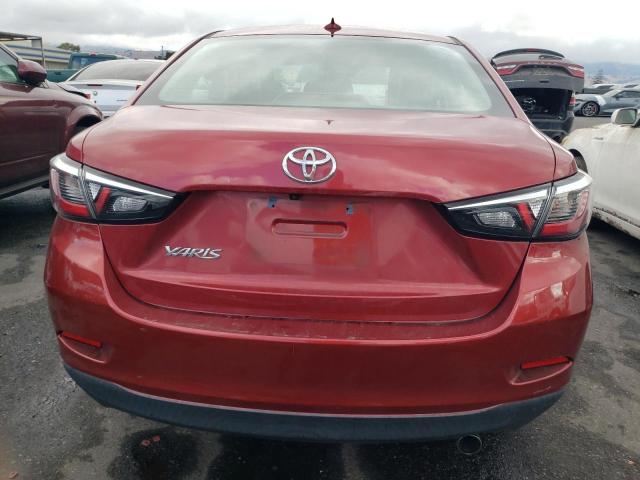 3MYDLBYVXKY504800 - 2019 TOYOTA YARIS L RED photo 6