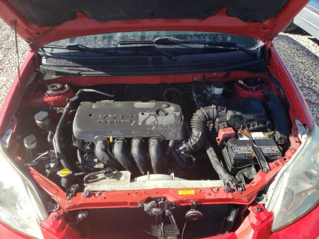 2T1KR32E05C506613 - 2005 TOYOTA COROLLA MA XR RED photo 11