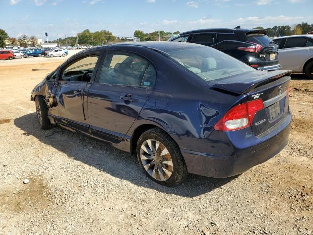 19XFA168X9E006063 - 2009 HONDA CIVIC EX BLUE photo 2