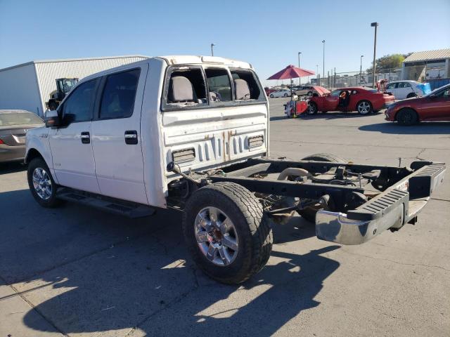 1FTFW1CT9EKD32793 - 2014 FORD F150 SUPERCREW WHITE photo 2