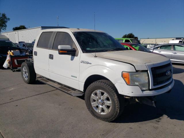 1FTFW1CT9EKD32793 - 2014 FORD F150 SUPERCREW WHITE photo 4