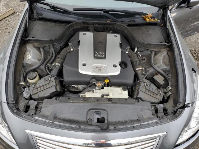 JN1CV6AR2AM452981 - 2010 INFINITI G37 SILVER photo 11