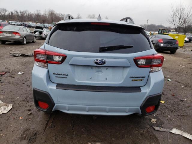 JF2GTHSC6NH216361 - 2022 SUBARU CROSSTREK SPORT BLUE photo 6