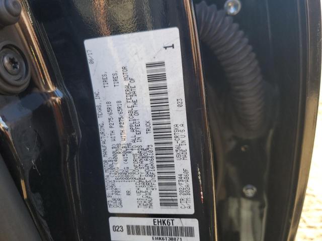 5TFUY5F16HX661073 - 2017 TOYOTA TUNDRA DOUBLE CAB SR/SR5 BLACK photo 12