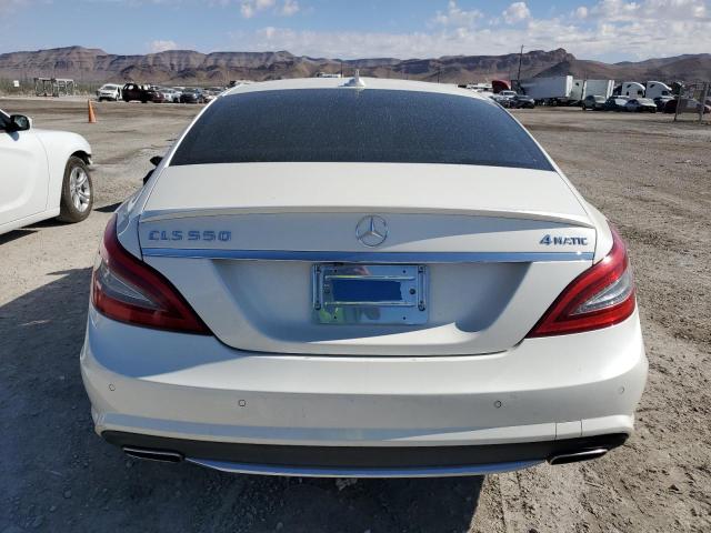 WDDLJ9BB1DA071078 - 2013 MERCEDES-BENZ CLS 550 4MATIC WHITE photo 6