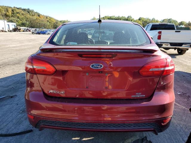 1FADP3F26GL202105 - 2016 FORD FOCUS SE RED photo 6