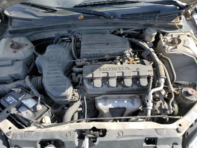 1HGES16394L008885 - 2004 HONDA CIVIC DX VP SILVER photo 11