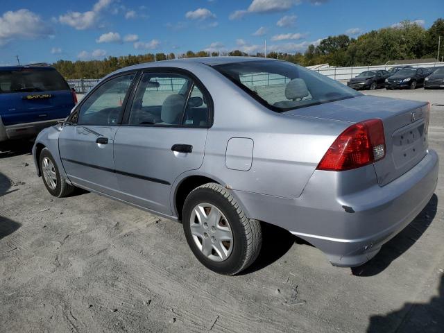 1HGES16394L008885 - 2004 HONDA CIVIC DX VP SILVER photo 2