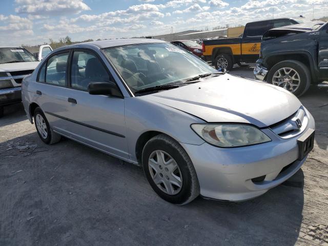 1HGES16394L008885 - 2004 HONDA CIVIC DX VP SILVER photo 4