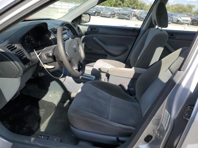 1HGES16394L008885 - 2004 HONDA CIVIC DX VP SILVER photo 7