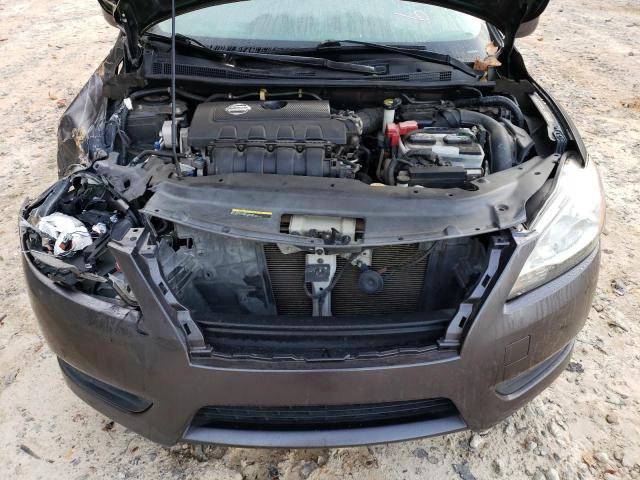 3N1AB7AP3EL686213 - 2014 NISSAN SENTRA S GRAY photo 11