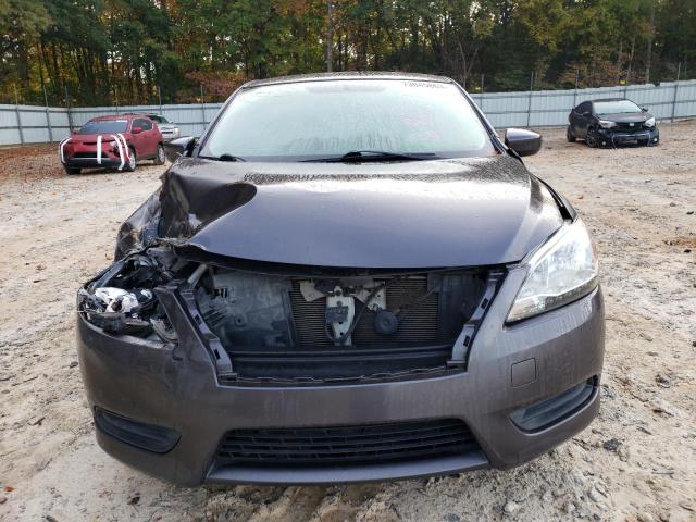 3N1AB7AP3EL686213 - 2014 NISSAN SENTRA S GRAY photo 5