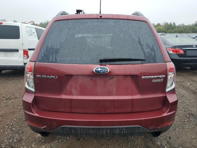 JF2SHADC9DH431389 - 2013 SUBARU FORESTER 2.5X PREMIUM BURGUNDY photo 6