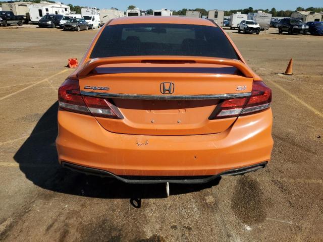 2HGFB6E51EH700447 - 2014 HONDA CIVIC SI ORANGE photo 6