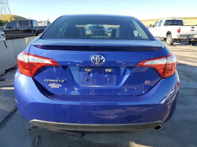 5YFBURHE6FP266784 - 2015 TOYOTA COROLLA L BLUE photo 6