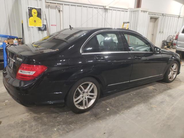 WDDGF4HB0DR281539 - 2013 MERCEDES-BENZ C 250 BLACK photo 3