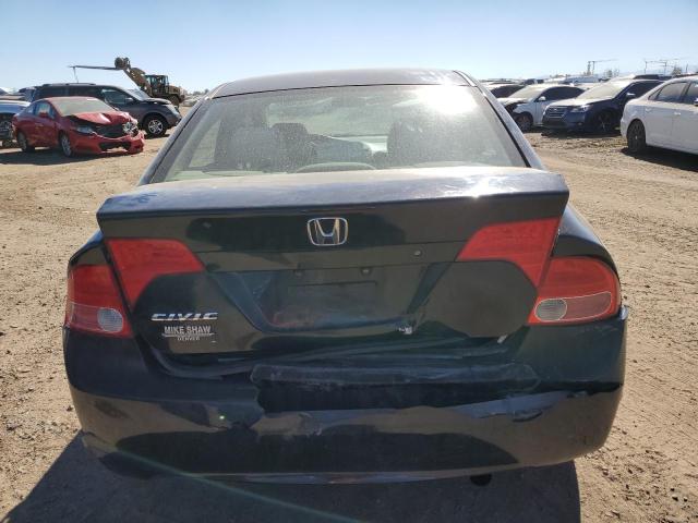 1HGFA16556L075656 - 2006 HONDA CIVIC LX BLACK photo 6