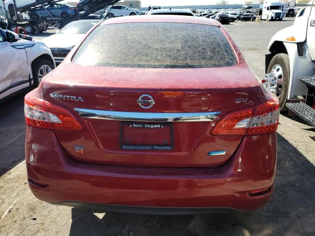 3N1AB7AP6DL772226 - 2013 NISSAN SENTRA S 红色 照片 6