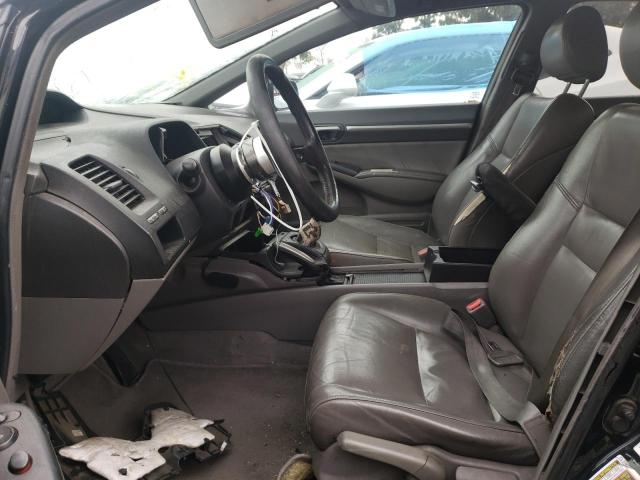 2HGFA169X8H334614 - 2008 HONDA CIVIC EXL შავი ფოტო 7