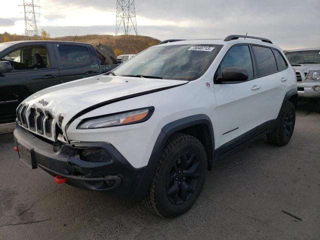 1C4PJMBS9EW296674 - 2014 JEEP CHEROKEE TRAILHAWK WHITE photo 1
