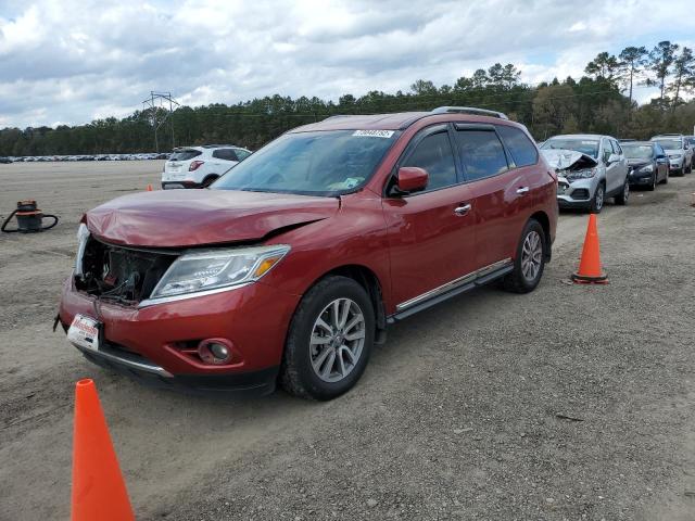 5N1AR2MN1FC720678 - 2015 NISSAN PATHFINDER S 红色 照片 1