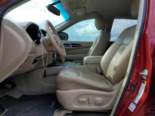 5N1AR2MN1FC720678 - 2015 NISSAN PATHFINDER S 红色 照片 7