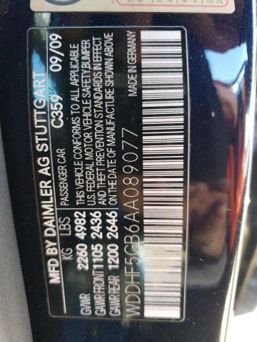 WDDHF5GB6AA089077 - 2010 MERCEDES-BENZ E 350 BLUE photo 13