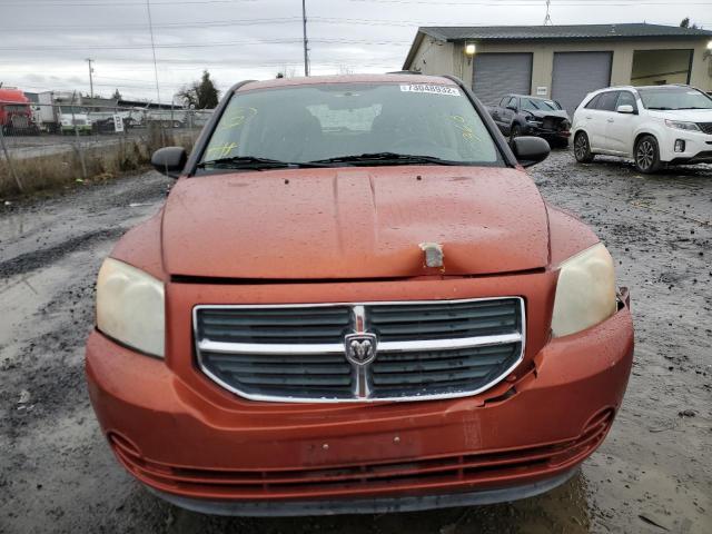 1B3CB4HA9AD534315 - 2010 DODGE CALIBER SXT ORANGE photo 5