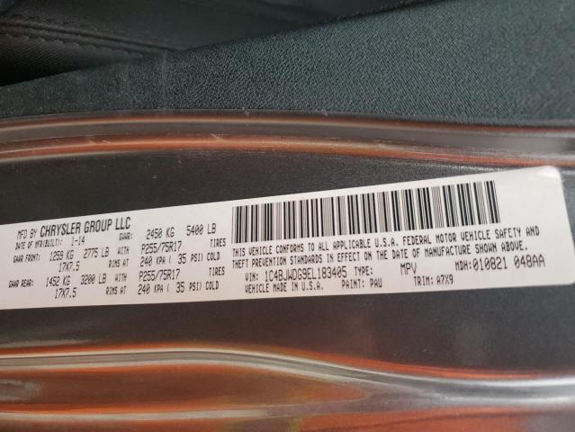 1C4BJWDG9EL183405 - 2014 JEEP WRANGLER U SPORT ნაცრისფერი ფოტო 12