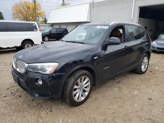 5UXWY3C57F0E95481 - 2015 BMW X3 XDRIVE28D BLACK photo 1