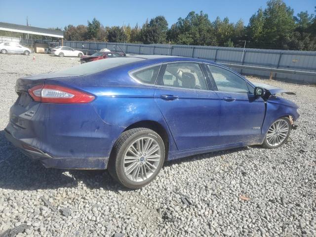 3FA6P0LU6DR370515 - 2013 FORD FUSION SE HYBRID BLUE photo 3