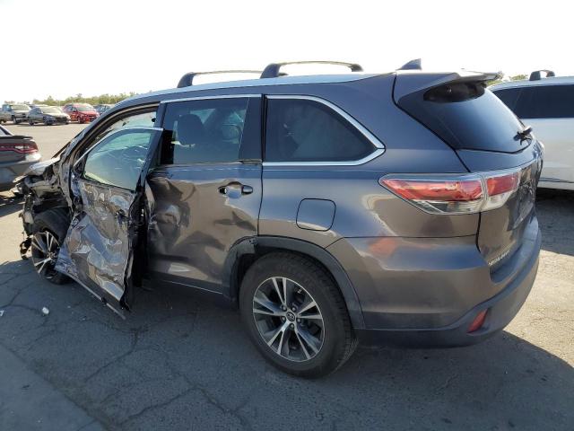 5TDKKRFH1GS180827 - 2016 TOYOTA HIGHLANDER XLE Boz foto 2