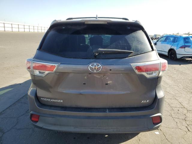 5TDKKRFH1GS180827 - 2016 TOYOTA HIGHLANDER XLE Boz foto 6