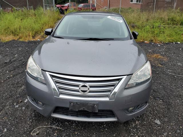 3N1AB7AP9FY308546 - 2015 NISSAN SENTRA S GRAY photo 5