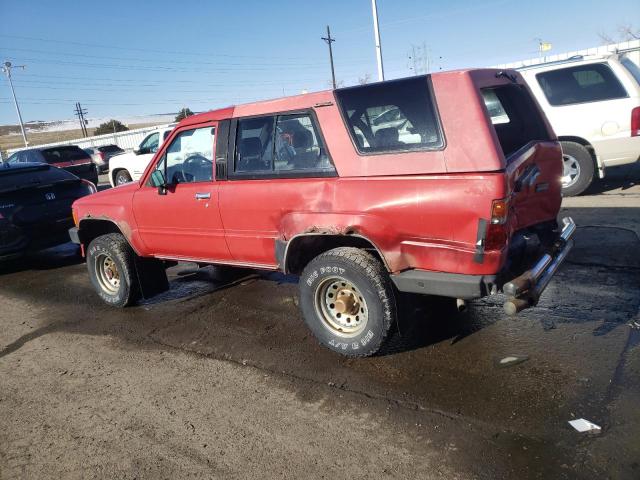 JT4RN62D4K0243812 - 1989 TOYOTA 4RUNNER RN60 RED photo 2