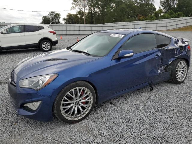 KMHHU6KJ7FU121721 - 2015 HYUNDAI GENESIS CO 3.8L BLUE photo 1