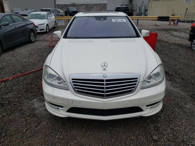 WDDNG7BB3AA321217 - 2010 MERCEDES-BENZ S 550 WHITE photo 5