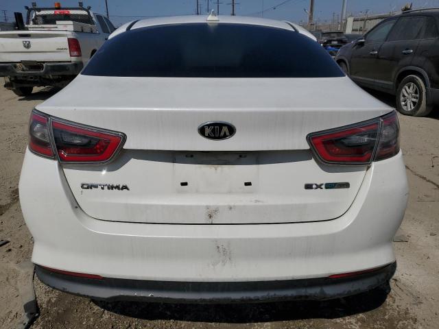 KNAGN4AD3G5098850 - 2016 KIA OPTIMA HYBRID WHITE photo 6