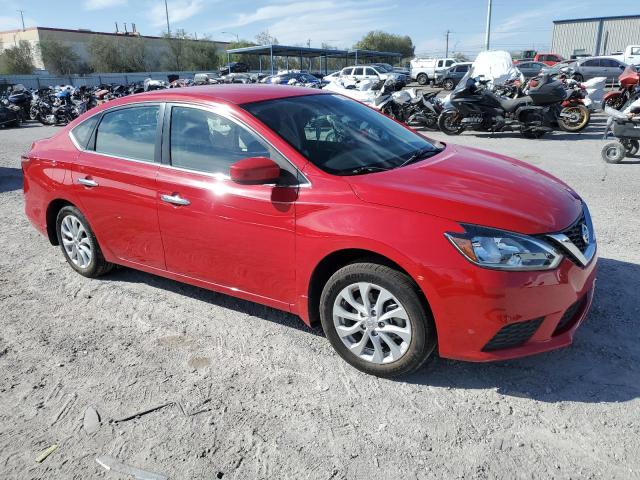 3N1AB7AP3JL663203 - 2018 NISSAN SENTRA S RED photo 4