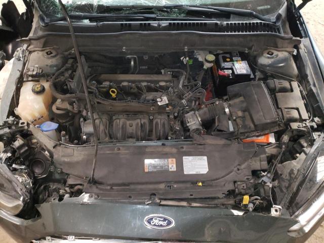 1FA6P0H74F5111806 - 2015 FORD FUSION SE GREEN photo 11