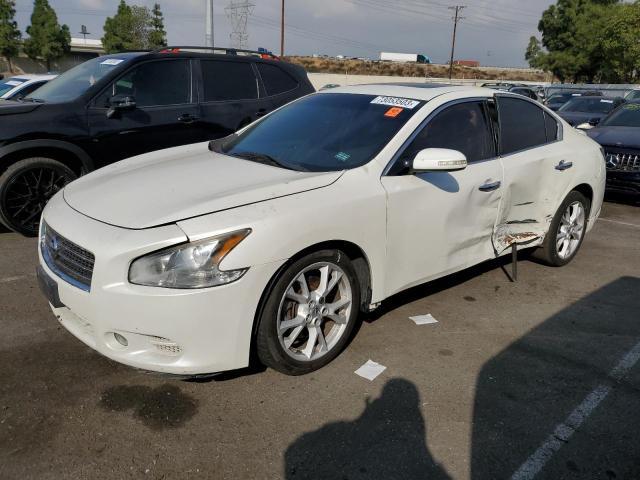 1N4AA5AP1DC839630 - 2013 NISSAN MAXIMA S WHITE photo 1