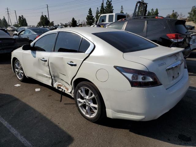 1N4AA5AP1DC839630 - 2013 NISSAN MAXIMA S WHITE photo 2