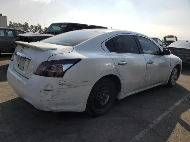 1N4AA5AP1DC839630 - 2013 NISSAN MAXIMA S WHITE photo 3