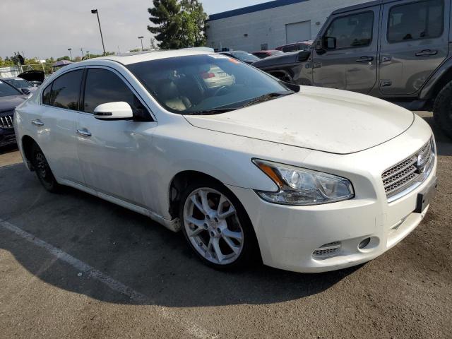 1N4AA5AP1DC839630 - 2013 NISSAN MAXIMA S WHITE photo 4