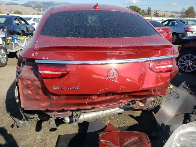 4JGED6EB3GA041777 - 2016 MERCEDES-BENZ GLE COUPE 450 4MATIC RED photo 6