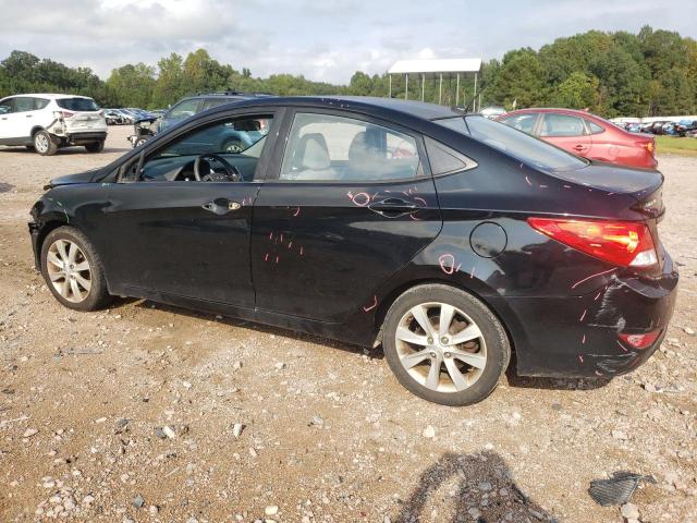 KMHCU4AE2EU752975 - 2014 HYUNDAI ACCENT GLS BLACK photo 2